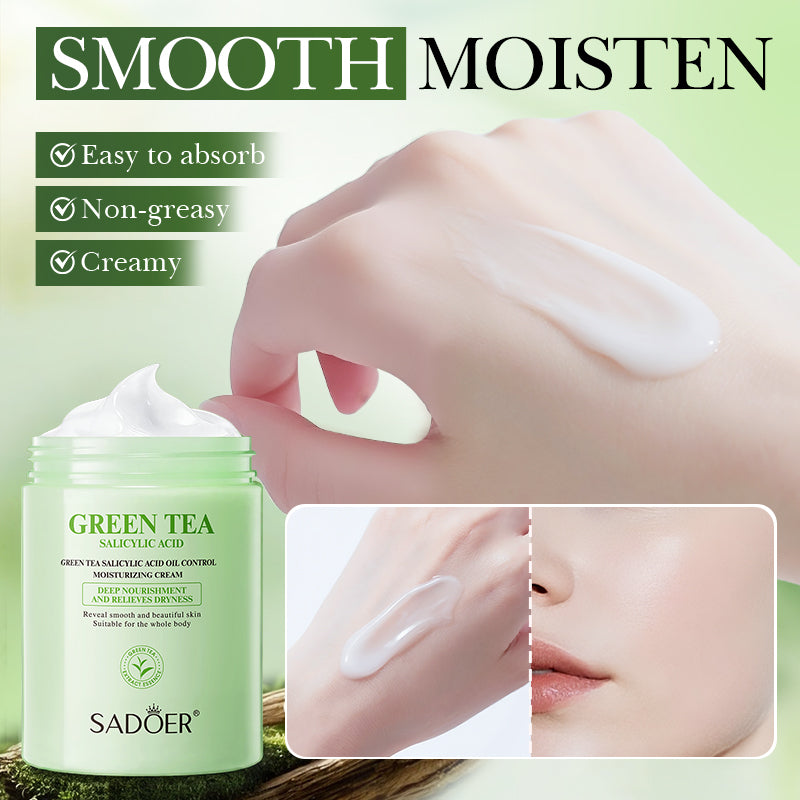 SADOER Green Tea Salicylic Acid Oil Control Moisturizing Cream 300g