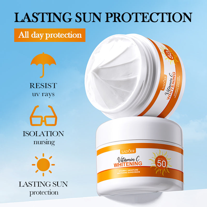 SADOER Vitamin C Moisturizing Whitening Sunscreen SPF50+ PA+++ 50g