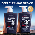 SADOER Men's Amino Acid Refreshing Oil-Control Cleanser 190g