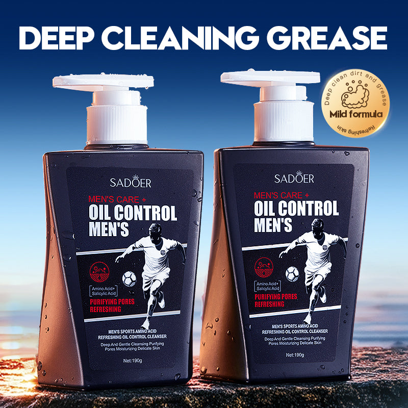 SADOER Men's Amino Acid Refreshing Oil-Control Cleanser 190g