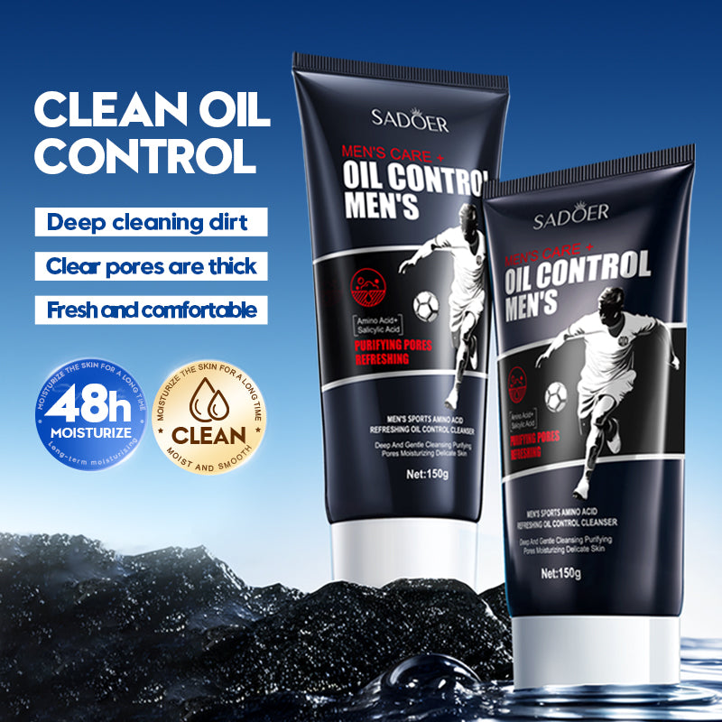 SADOER Men's Amino Acid Refreshing Oil-Control Cleanser 150g