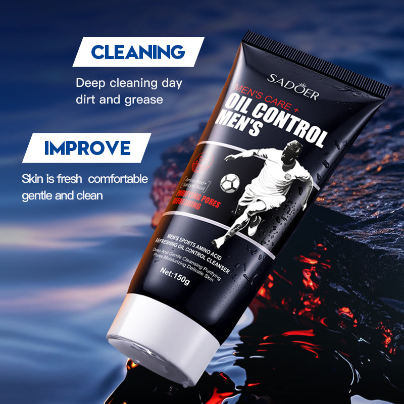 SADOER Men's Amino Acid Refreshing Oil-Control Cleanser 150g