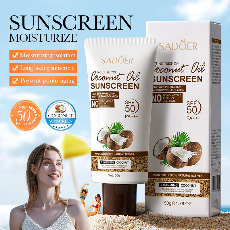 SADOER Nourishing Coconut Oil Sunscreen 50g
