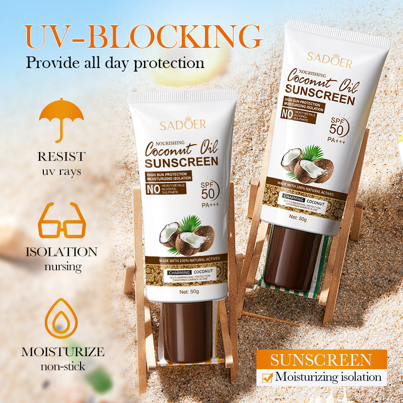 SADOER Nourishing Coconut Oil Sunscreen 50g