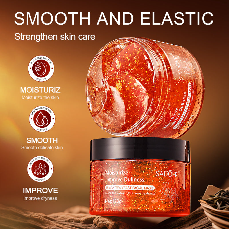 SADOER Black Tea Yeast Facial Mask 120g