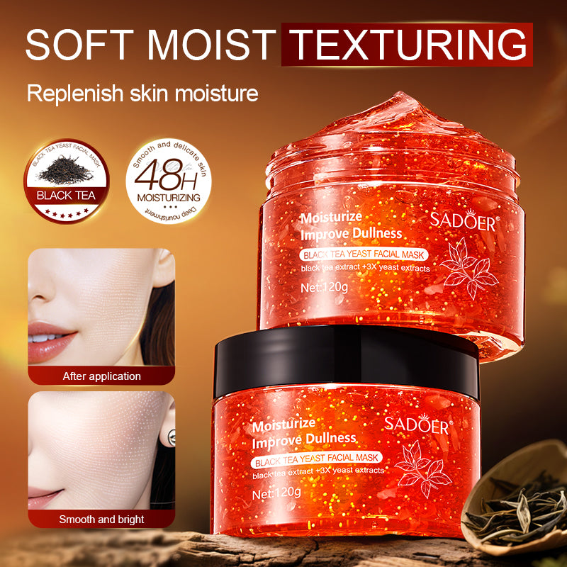 SADOER Black Tea Yeast Facial Mask 120g