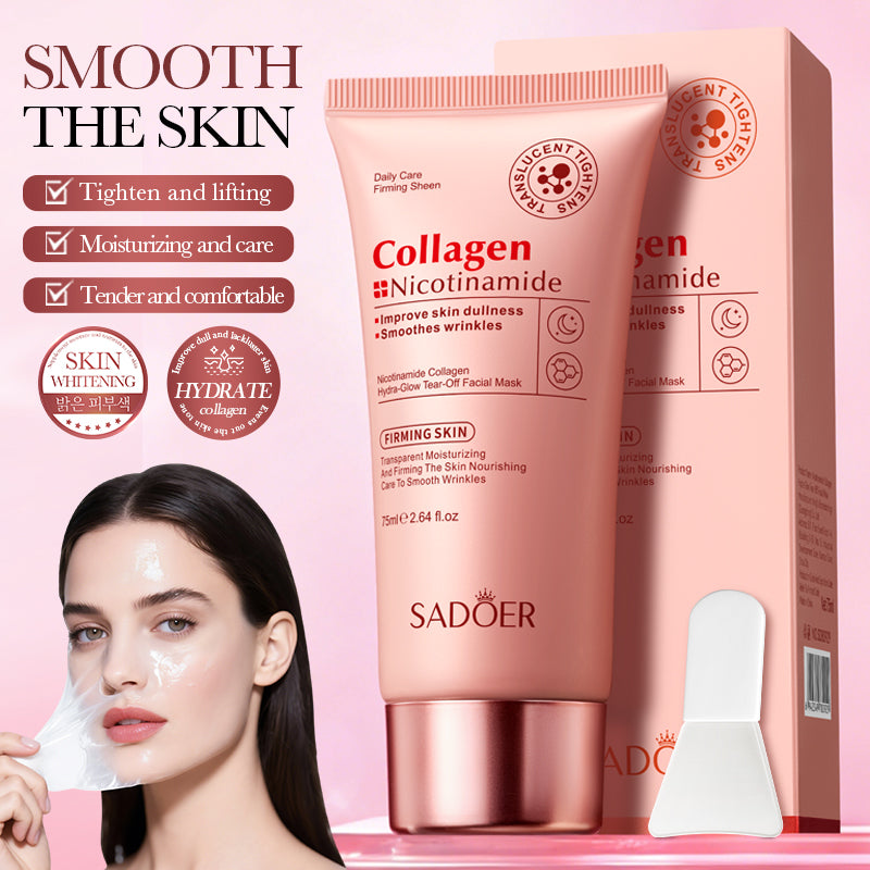 SADOER Niacinamide Collagen Hydrating Peel-off Facial Mask 75ml
