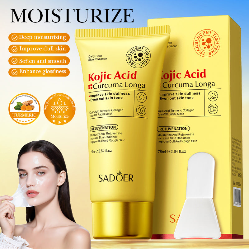 SADOER Kojic Acid Turmeric Collagen Peeling Facial Mask 75ml