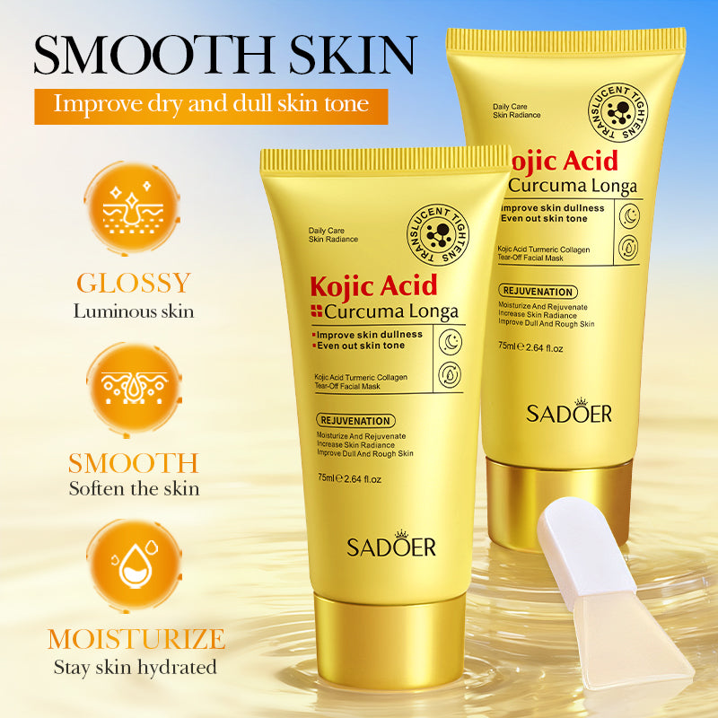 SADOER Kojic Acid Turmeric Collagen Peeling Facial Mask 75ml