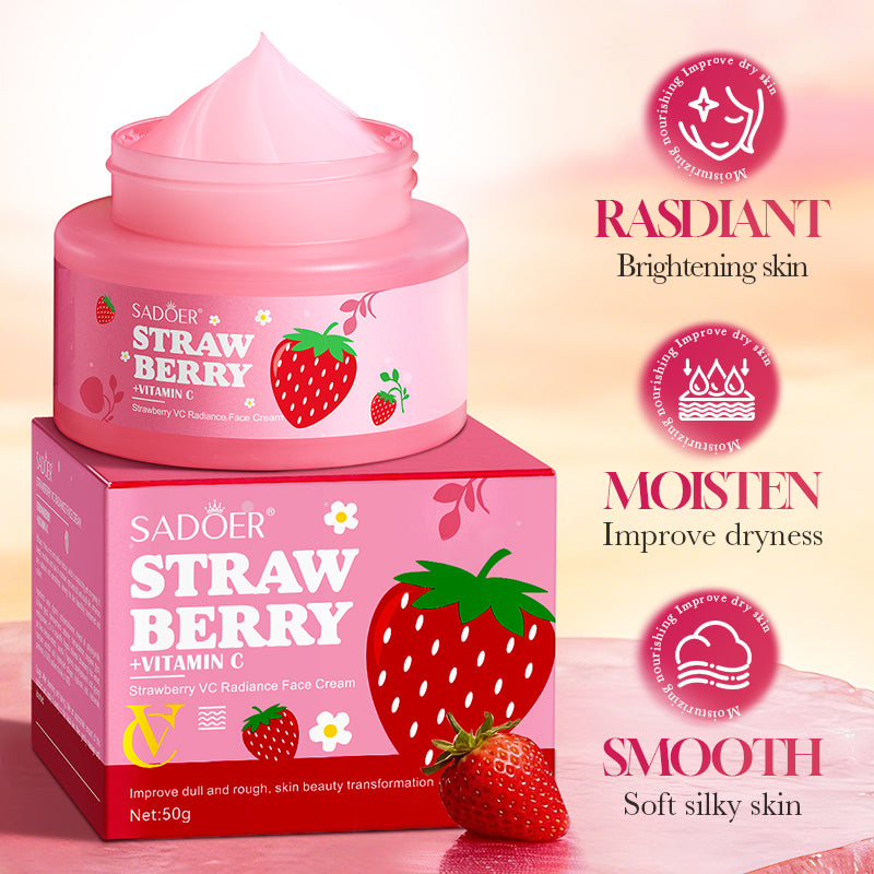 SADOER Strawberry VC Brightening Face Cream 50g
