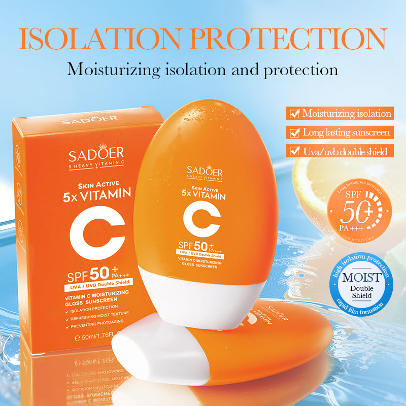 SADOER Vitamin C Moisturizing Radiant Sunscreen SPF50+ PA+++ 50ml