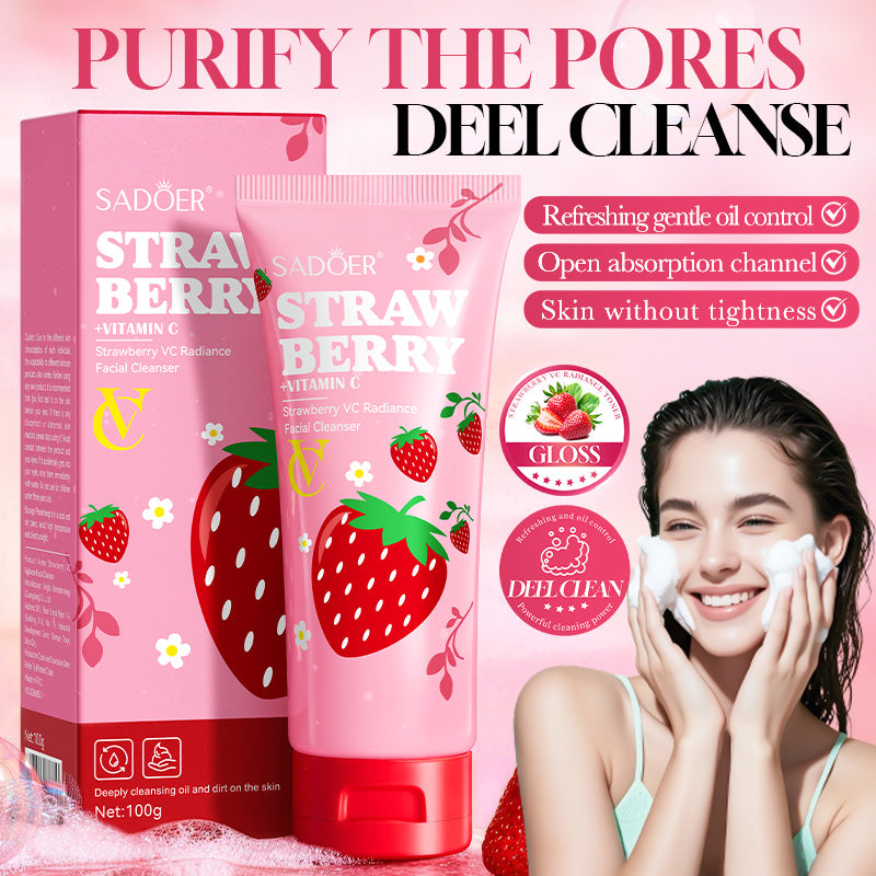 SADOER Strawberry VC Brightening Cleansing Lotion 100g
