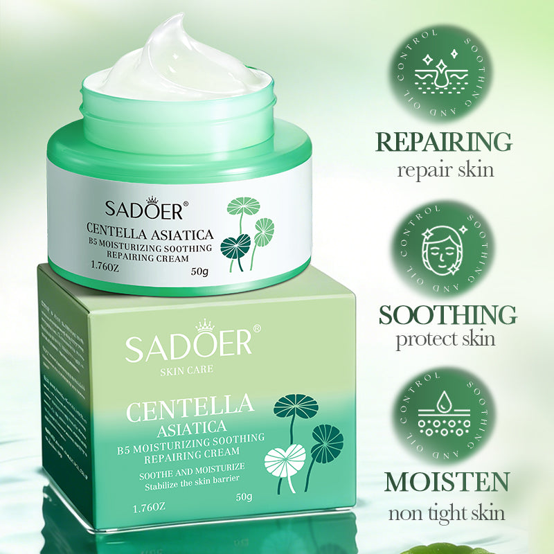 SADOER Centella B5 Moisturizing Soothing Repair Face Cream 50g