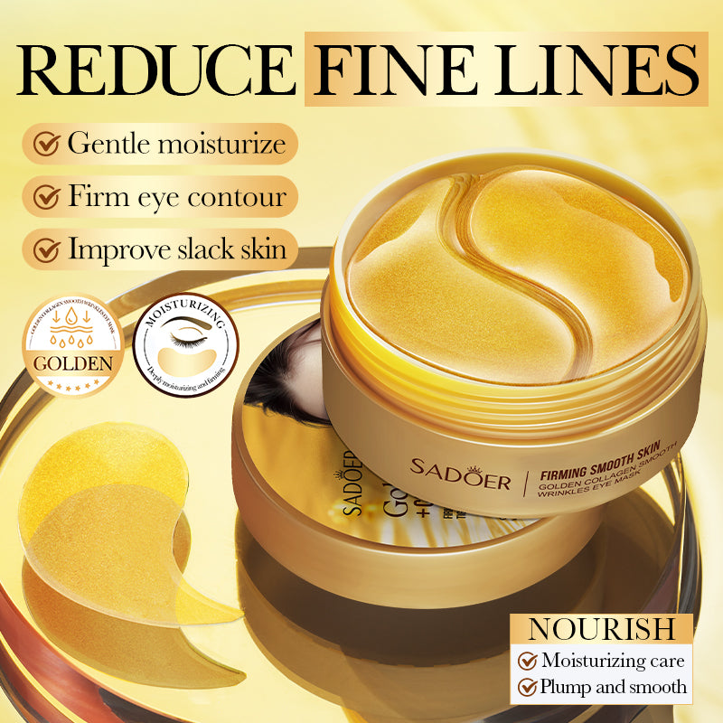 SADOER Gold Collagen Anti-Wrinkle Eye Mask 80g (60pcs/30pairs)