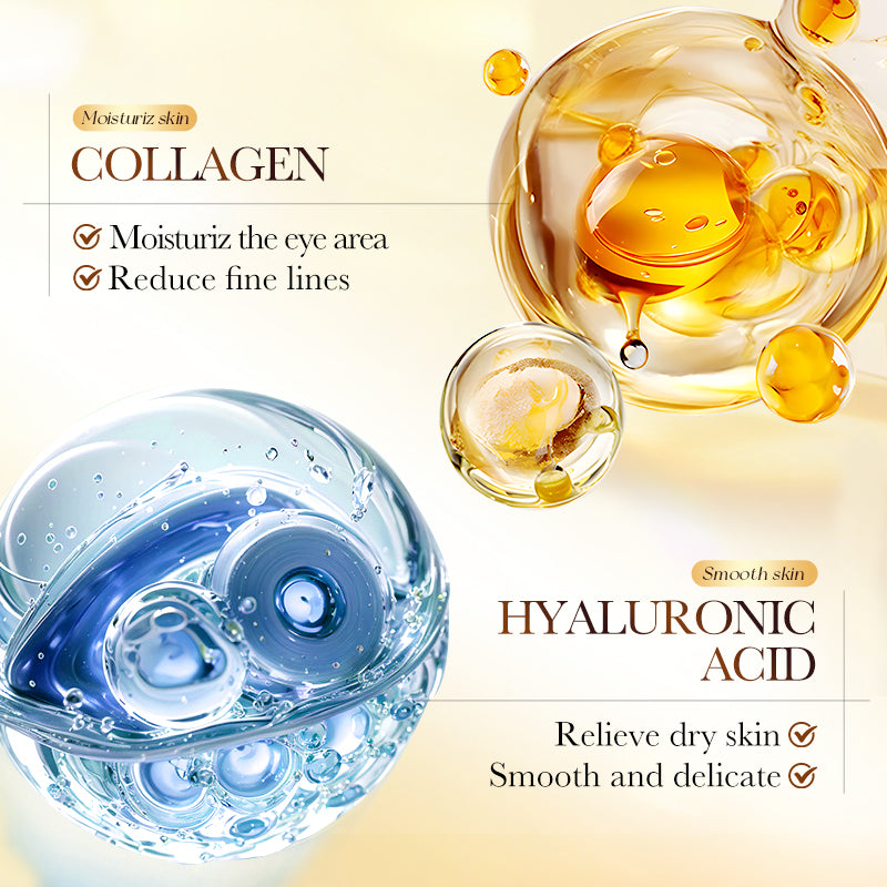 SADOER Gold Collagen Anti-Wrinkle Eye Mask 80g (60pcs/30pairs)