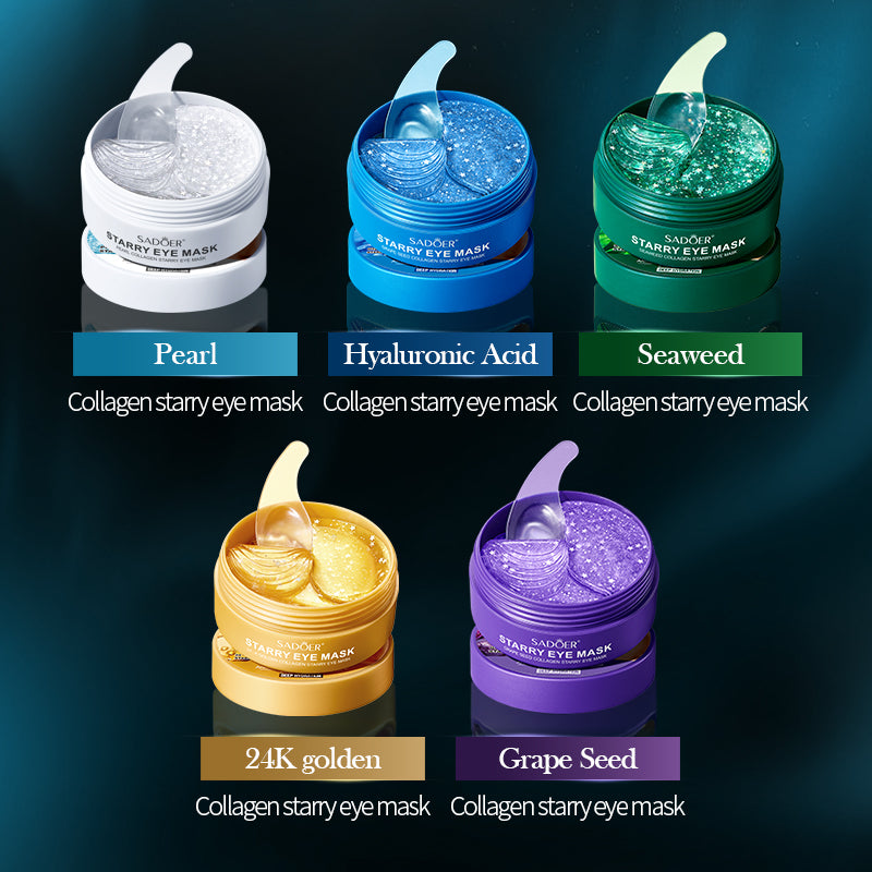 SADOER Pearl Collagen Starry Night Eye Mask 80g (60pcs/30pairs)