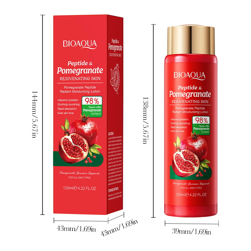 BIOAOUA Pomegranate Polypeptide Brightening Moisturizing Lotion 120ml