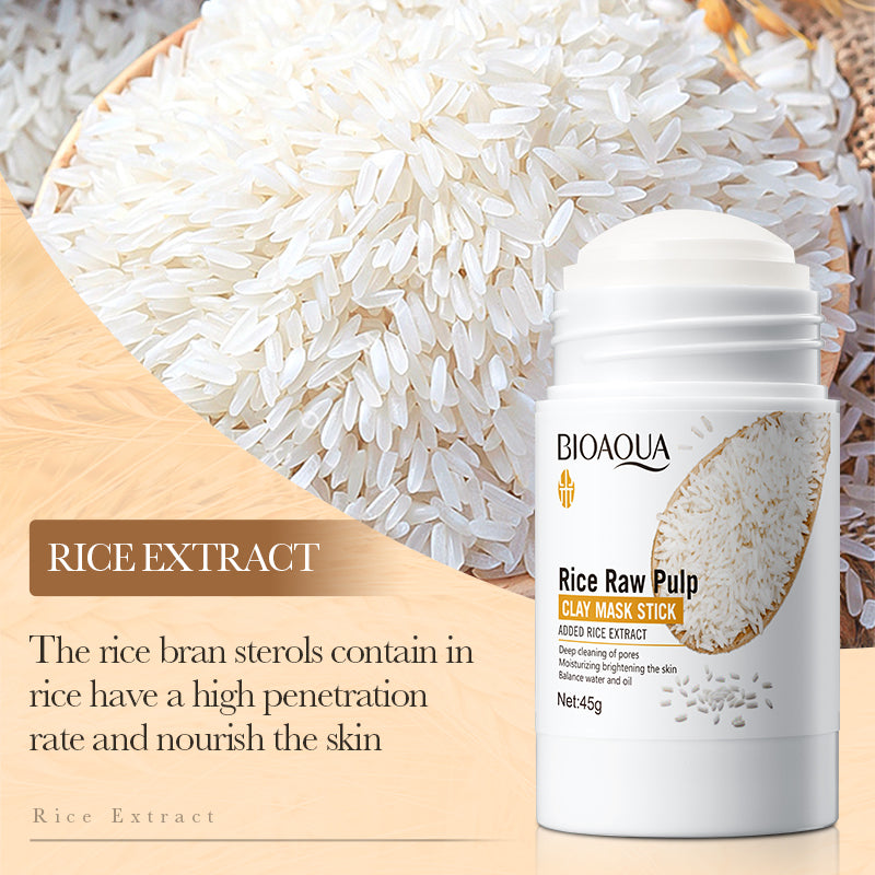 BIOAOUA Rice Original Pulp Mud Mask Stick 45g