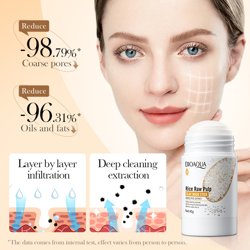 BIOAOUA Rice Original Pulp Mud Mask Stick 45g