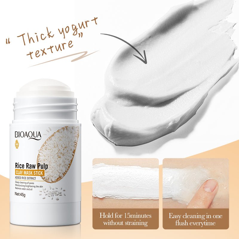 BIOAOUA Rice Original Pulp Mud Mask Stick 45g