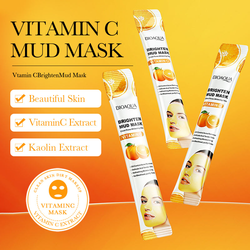 BIOAOUA Vitamin C Brightening Mud Mask 8g