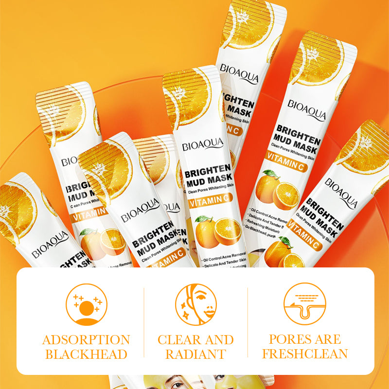 BIOAOUA Vitamin C Brightening Mud Mask 8g