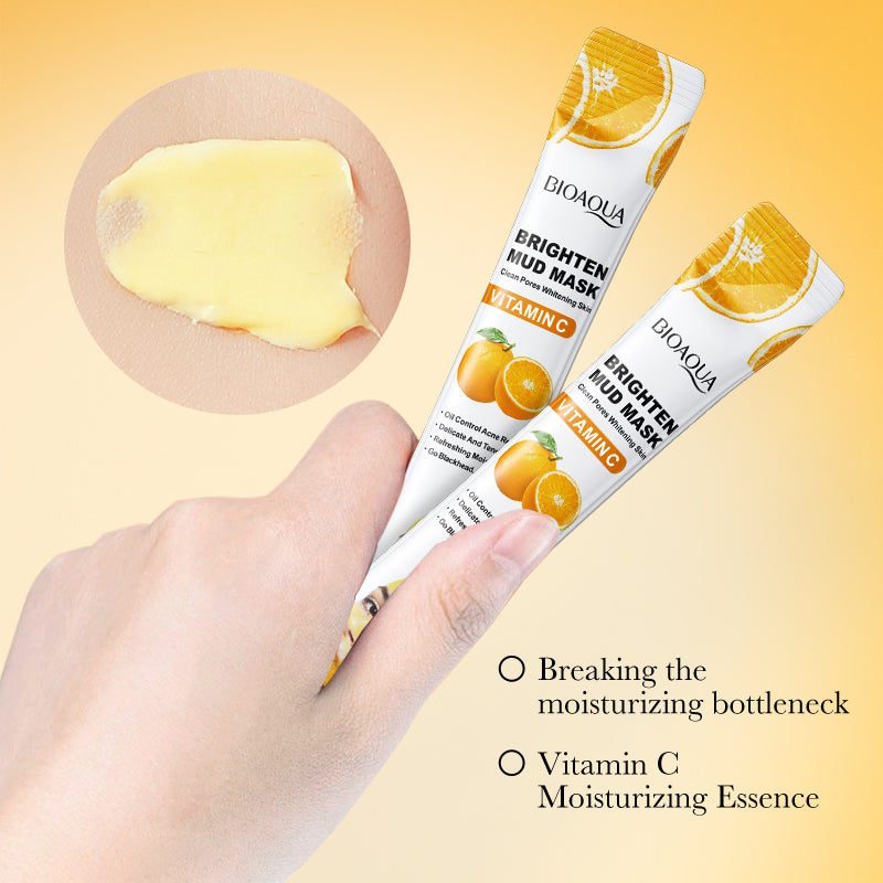 BIOAOUA Vitamin C Brightening Mud Mask 8g
