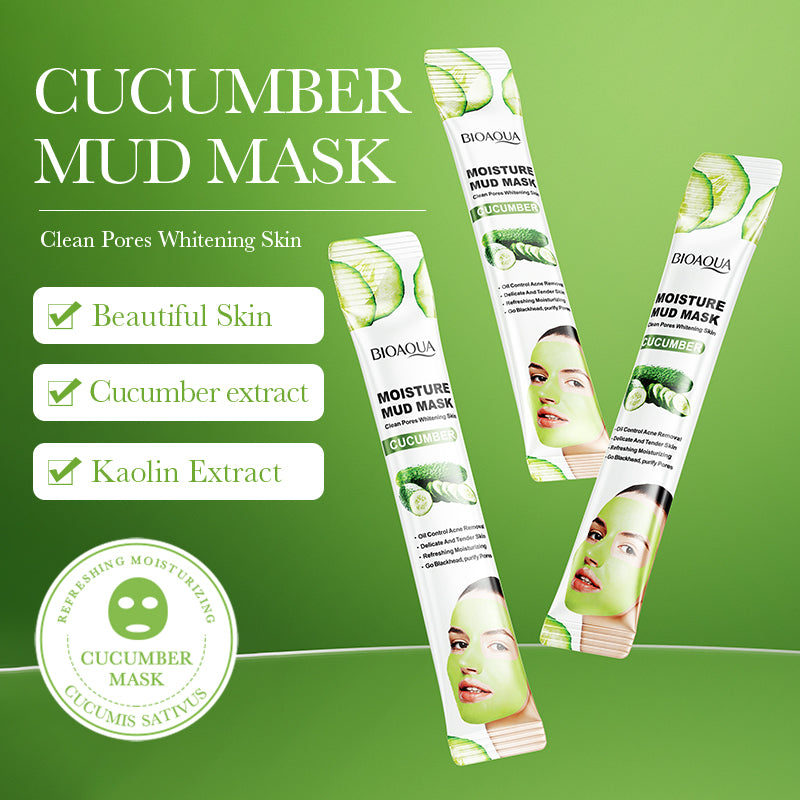 BIOAOUA Cucumber Hydrating Mud Mask 8g