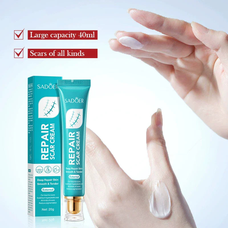 SADOER scar Repair Cream improves burn scars and moisturizes and rejuvenates the skin