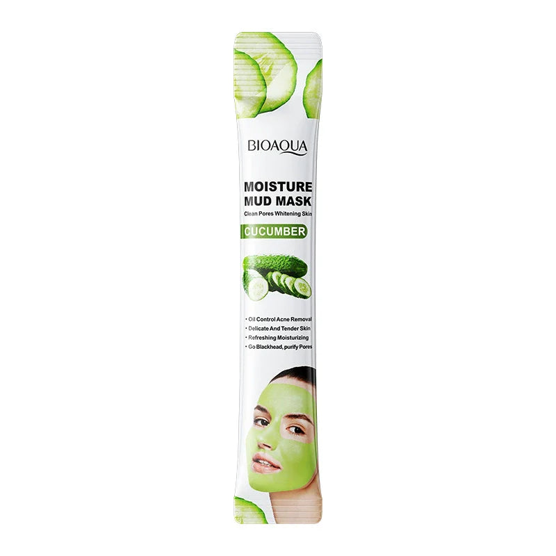 BIOAOUA Cucumber Moisturizing Mud Mask Unpackaged Smooth and rejuvenating Skin Cleansing Mud Mask
