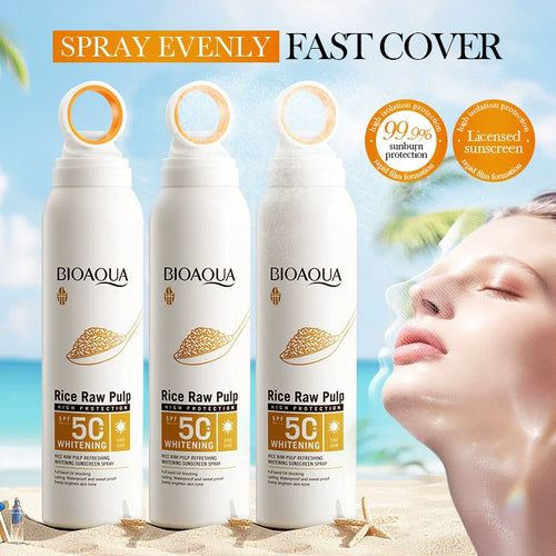 BIO Rice Puree Whitening and Sunscreen Spray SPF50+