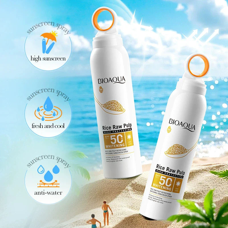 BIO Rice Puree Whitening and Sunscreen Spray SPF50+