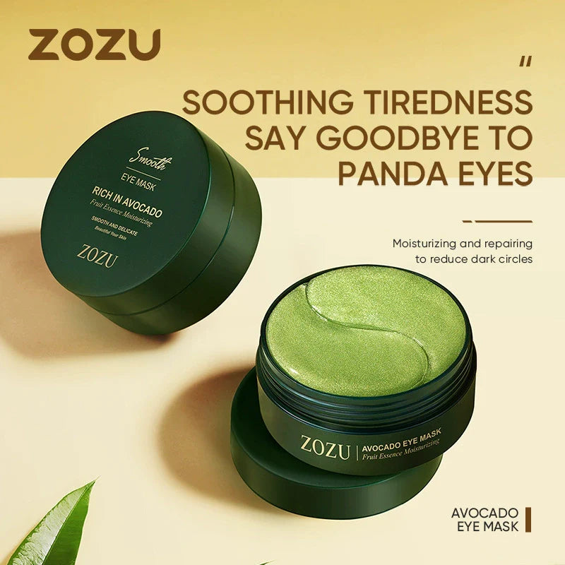 The ZOZU avocado eye mask is moisturizing and hydrating