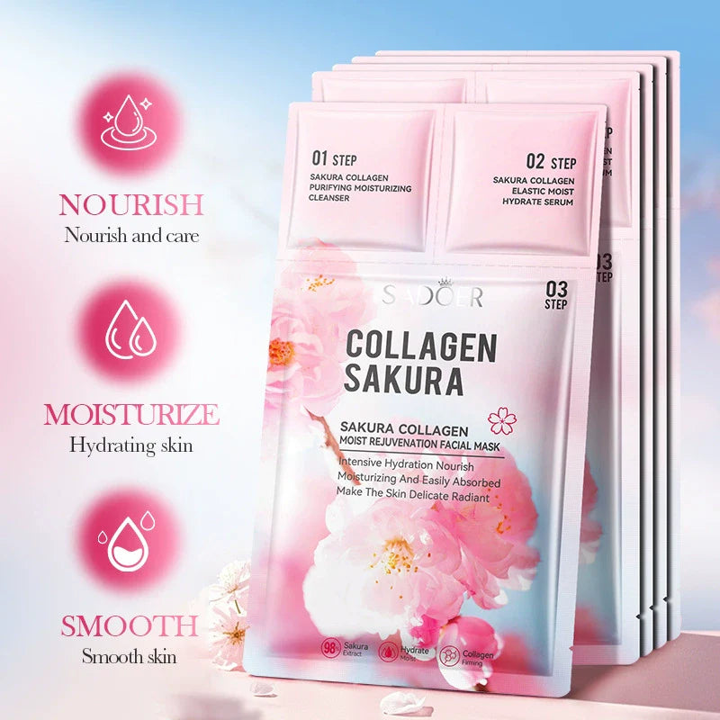 SADOER Sakura Collagen Three-Step Mask