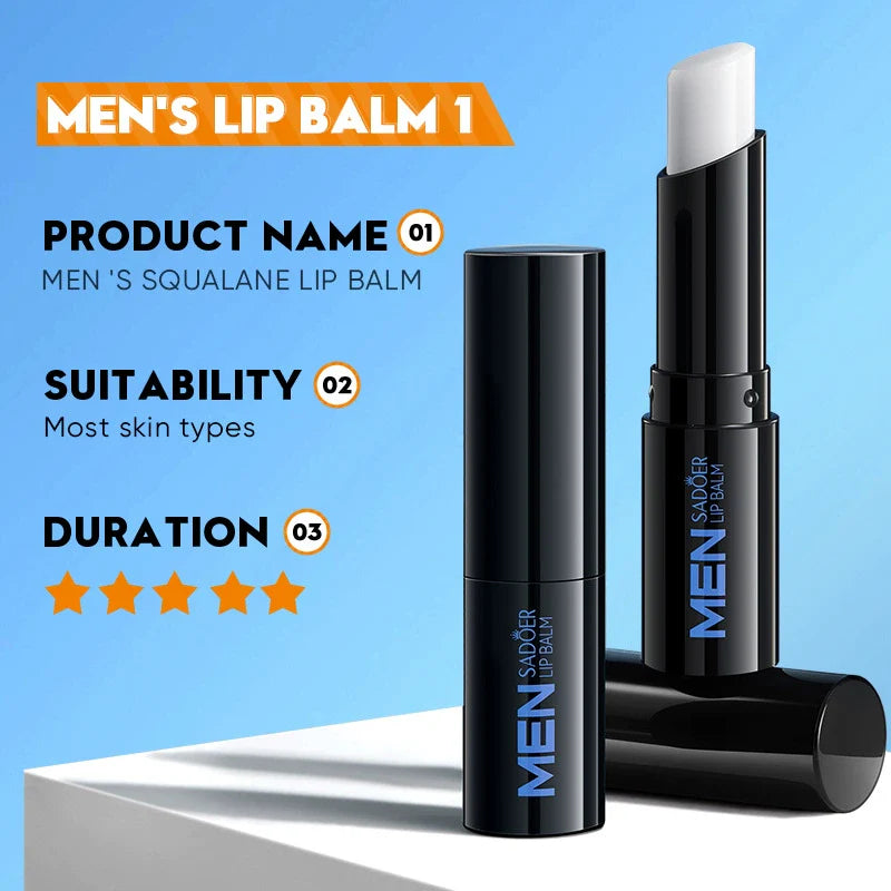 SADOER Men's Horn Carp Vaseline Lipstick Moisturizes, hydrates and prevents dryness and cracking