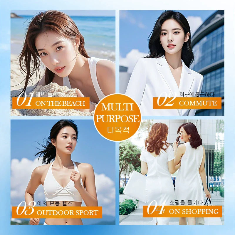 SADOER Hydrating Multi-effect Sunscreen Spray is refreshing and moisturizing