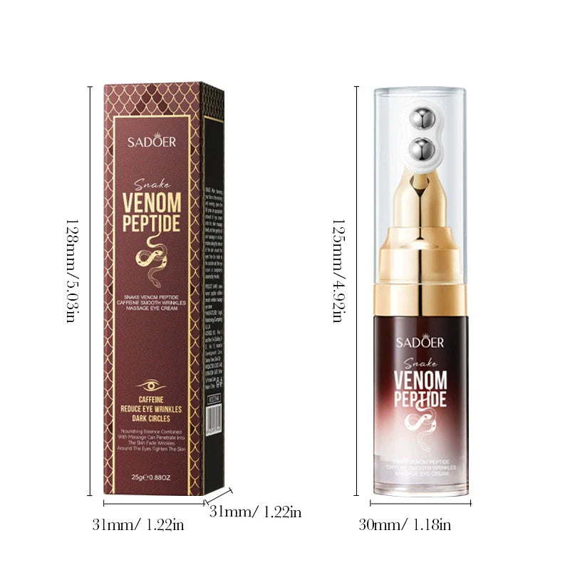 SADOER Snake Venom Peptide Caffeine Anti-Wrinkle Massage Eye Cream