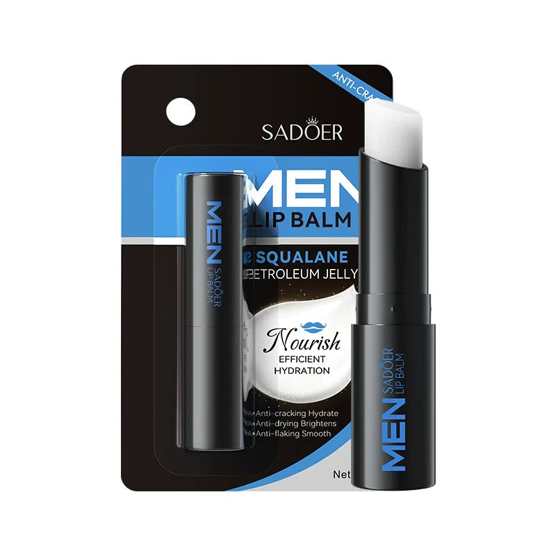 SADOER Men's Horn Carp Vaseline Lipstick Moisturizes, hydrates and prevents dryness and cracking