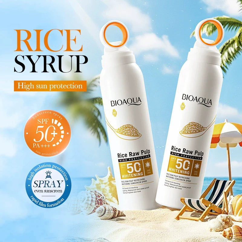 BIO Rice Puree Whitening and Sunscreen Spray SPF50+