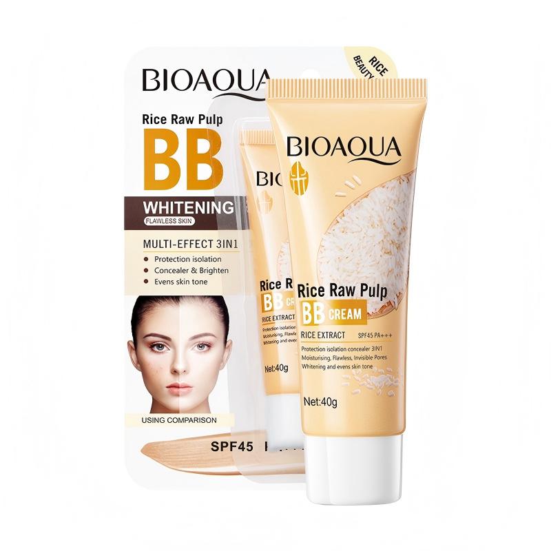 BIOAOUA Rice Puree Flawless Whitening BB Cream Natural 40g