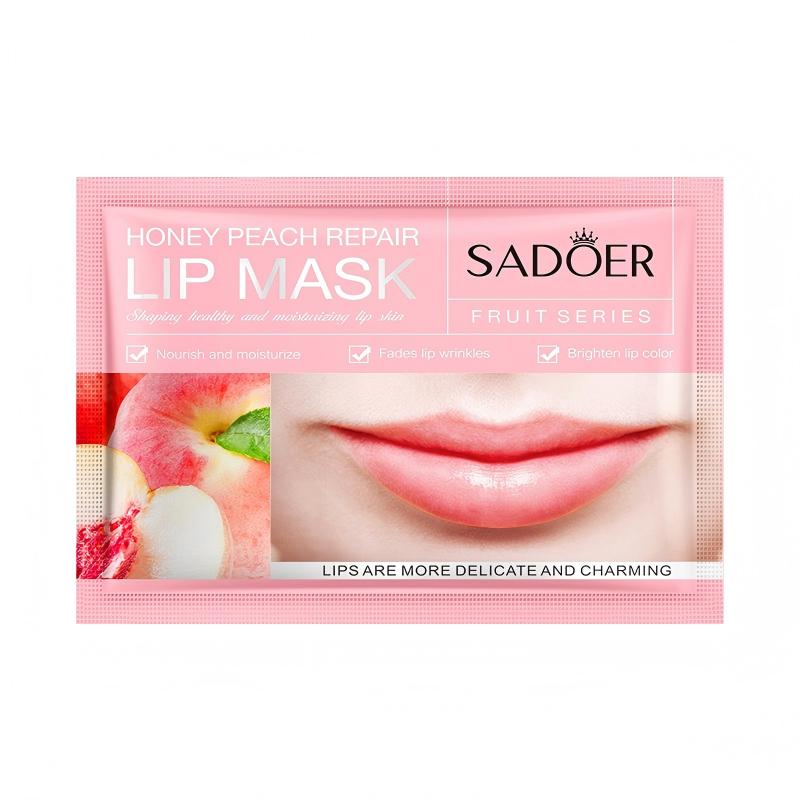 SADOER Peach Moisturizing Repair Lip Mask 8g