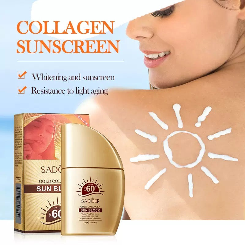 SADÖER SPF60+ GOLD COLLAGEN SUN BLOCK